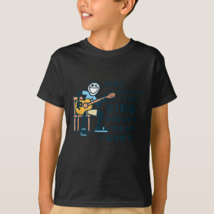 Gitarre allein, weil ich nicht singen kann, bedeut T-Shirt