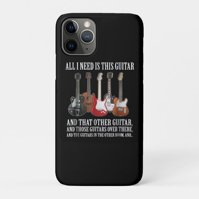Gitarre | Alles, was ich brauche, ist diese Gitarr Case-Mate iPhone Hülle (Rückseite)