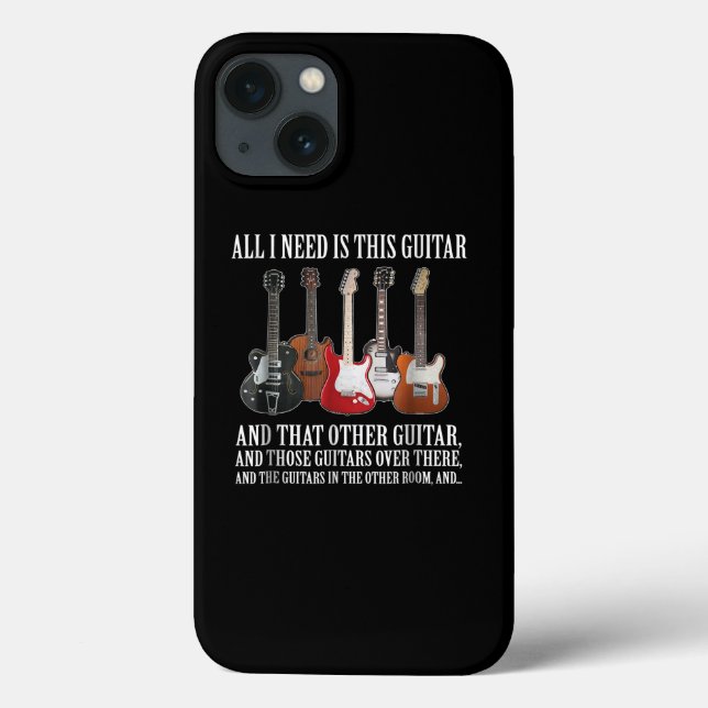 Gitarre | Alles, was ich brauche, ist diese Gitarr Case-Mate iPhone Hülle (Rückseite)