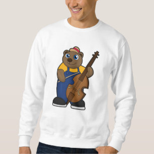 Gitarre als Musiker Sweatshirt