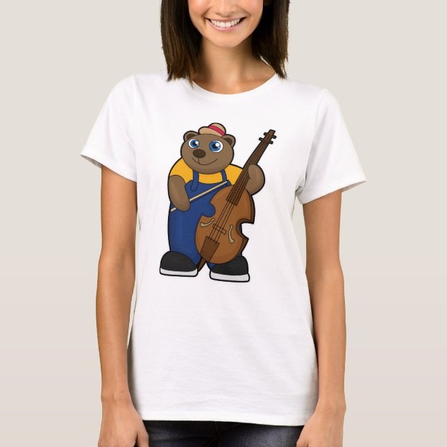 Gitarre als Musiker T-Shirt (Vorderseite)