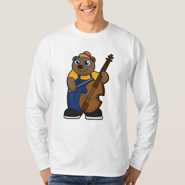 Gitarre als Musiker T-Shirt (Vorderseite)