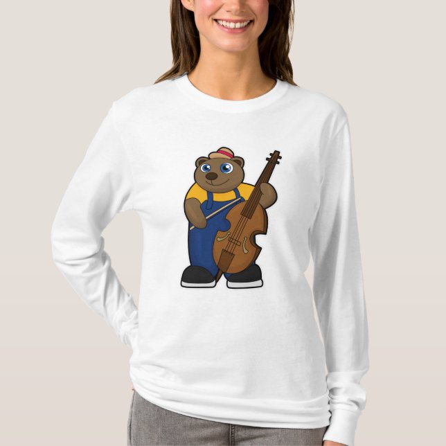 Gitarre als Musiker T-Shirt (Vorderseite)