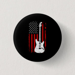 Gitarre Amerikanische US-Flagge Musik-Player E-Git Button