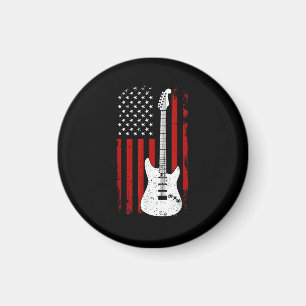 Gitarre amerikanischer US-Flagge-Musik-Player-Elek Magnet