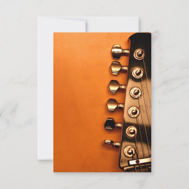 Gitarre Ankündigung (Vorderseite)