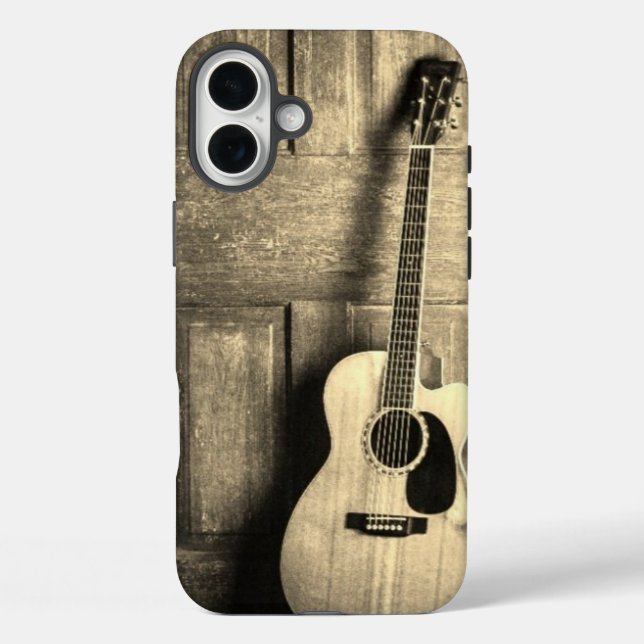 Gitarre Apple Phone Case (Rückseite)
