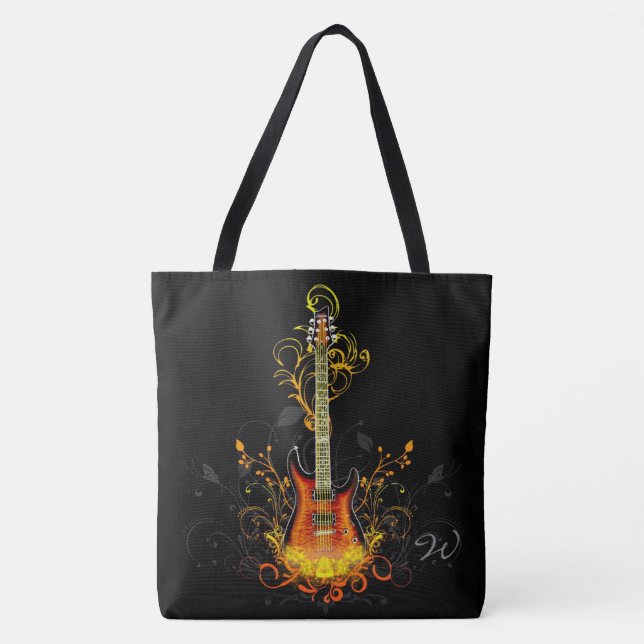 Gitarre Art 1 Multiprint Tote Bag (Vorderseite)
