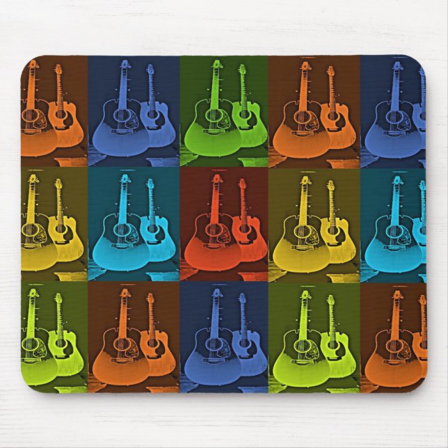 Gitarre Art Mousepad (Vorne)