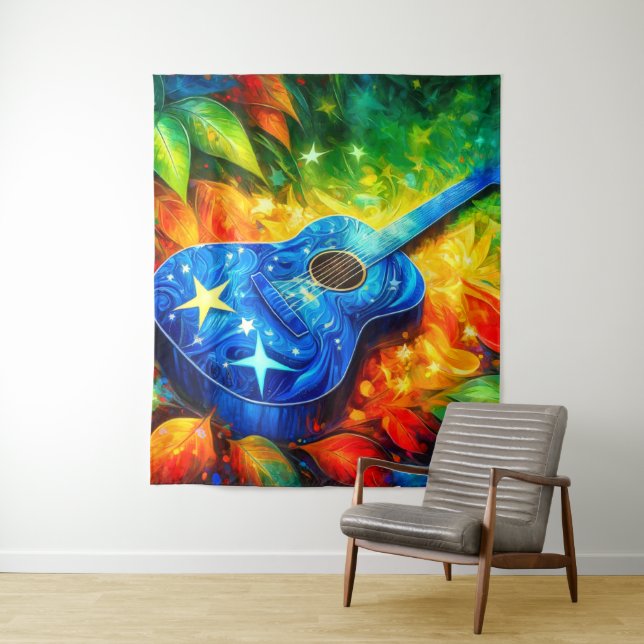 Gitarre Art Wandteppich (Beispiel)