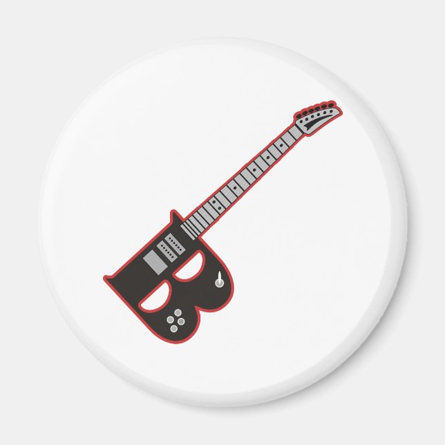 Gitarre B Magnet (Vorne)