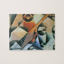 Gitarre (Banjo) und Brille, Juan Gris, Vintage Kun