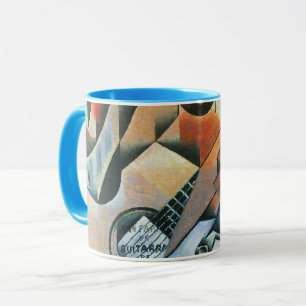 Gitarre (Banjo) und Brille, Juan Gris, Vintage Kun Tasse