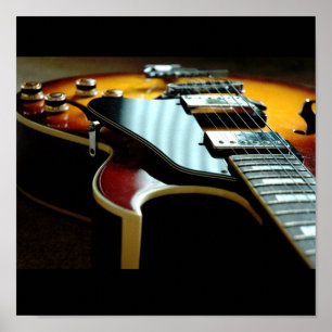 Gitarre - besonders angefertigt poster