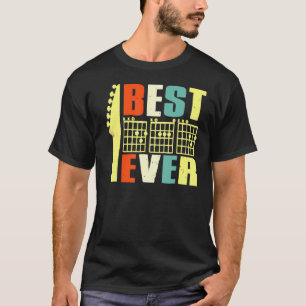 Gitarre Bester Vater Aller Zeiten Akkord Gitarrist T-Shirt
