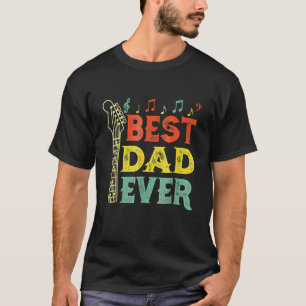 Gitarre Bester Vater je Akkord Gitarrist Vater's D T-Shirt