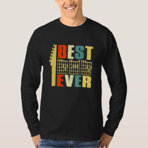 Gitarre Bester Vater je Akkord Gitarrist Vater's D T-Shirt