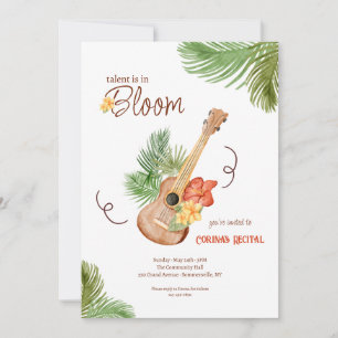 Gitarre Botanisch Einladung