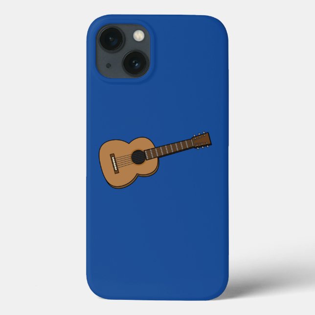 Gitarre-Cartoon Case-Mate iPhone Hülle (Rückseite)