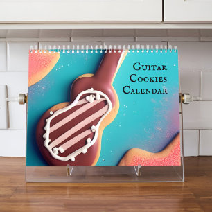 Gitarre Cookies Festive Kitchen Musician 2024 Foto Kalender