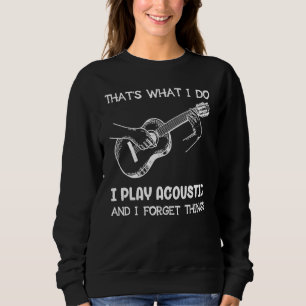 Gitarre das, was ich tue, spiele ich akustisch und sweatshirt