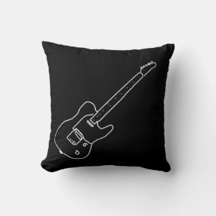 Gitarre Deko-Idee Kissen