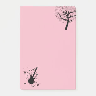 Gitarre der Noten Personalize Destiny Destiny's Post-it Klebezettel