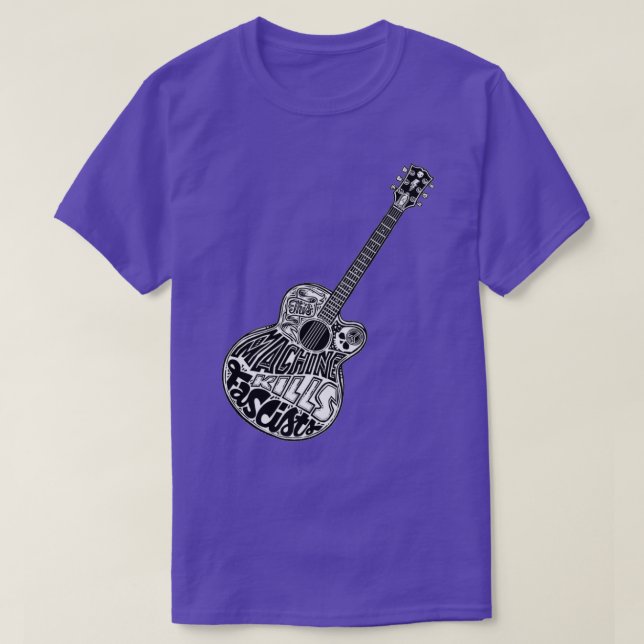 Gitarre dieser Maschine tötet Faschisten T-Shirt (Design vorne)