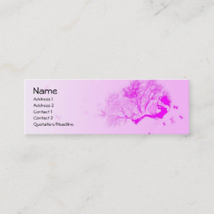 Gitarre - dünn mini visitenkarte