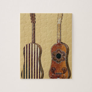 Gitarre eingelegt mit Perlmutt, 'vom Musical Puzzle
