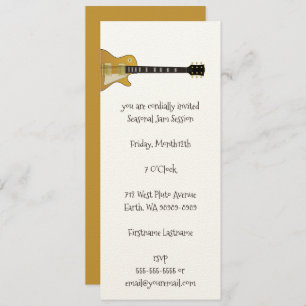 Gitarre Einladung