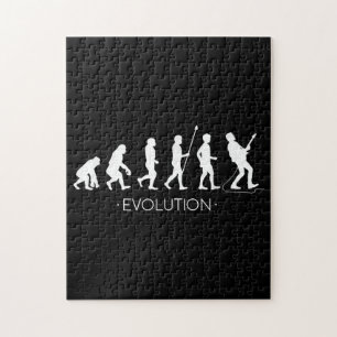 Gitarre Evolution des Guitaristen Rock Music Guit Puzzle