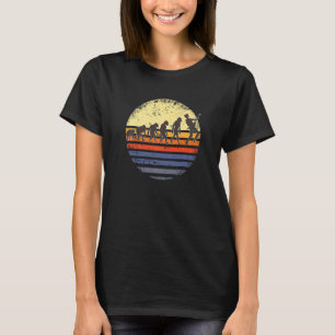 Gitarre Evolution Rockstar Gitarrist Musical Outfi T-Shirt
