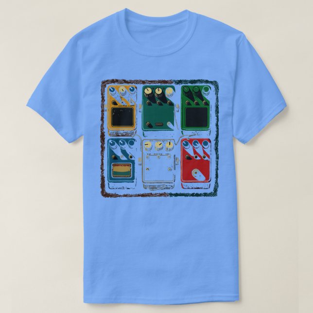 Gitarre FX Pedal Board T-Shirt (Design vorne)