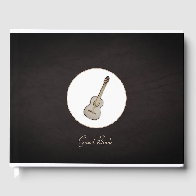 Gitarre Gästebuch (Vorderseite)