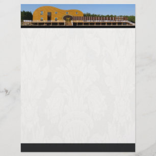 Gitarre Gebäude Letterhead