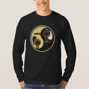 Gitarre-Gitarre Yin Yang T-Shirt