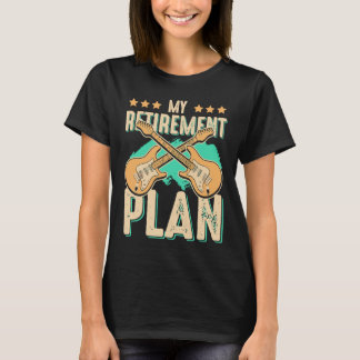 Gitarre - Gitarrist und Gitarrist der Rentenkasse T-Shirt