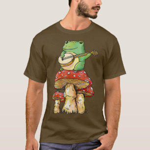 Gitarre Goblincore Natur Magischer Fungi Cottage K T-Shirt