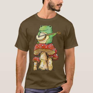 Gitarre Goblincore Natur Magischer Fungi Cottage K T-Shirt