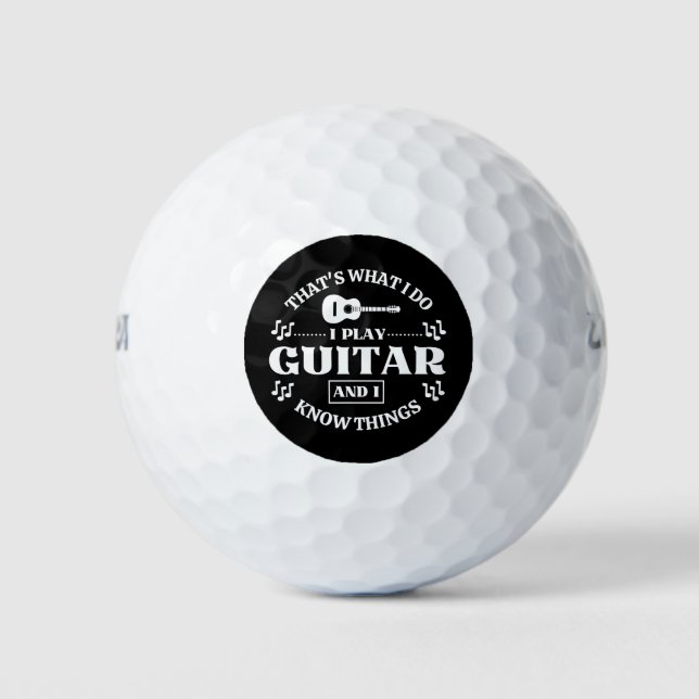 Gitarre Golfball (Vorderseite)
