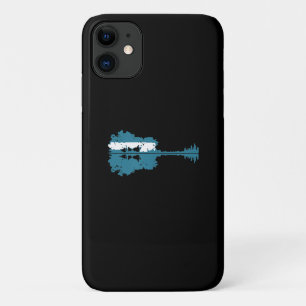 Gitarre Guitar Lake Shadow Liebe Gitarre Musiker Case-Mate iPhone Hülle