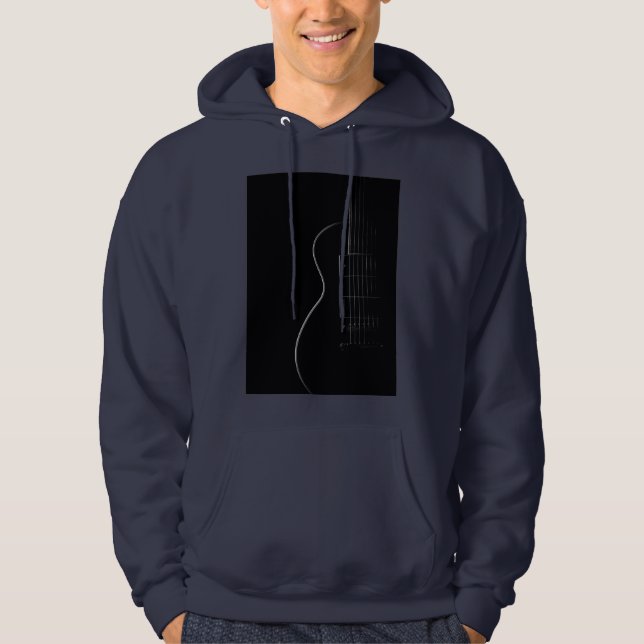 Gitarre Hoodie (Vorderseite)