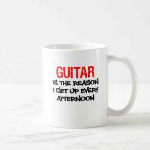 Gitarre ist der Grund, den ich jede Tasse