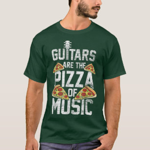 Gitarre ist die Pizzeria des Musikgitarrist Food L T-Shirt