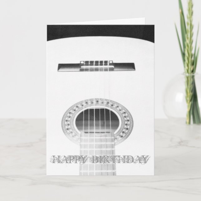 Gitarre Karte (Vorderseite)