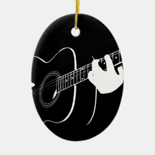 Gitarre Keramik Ornament