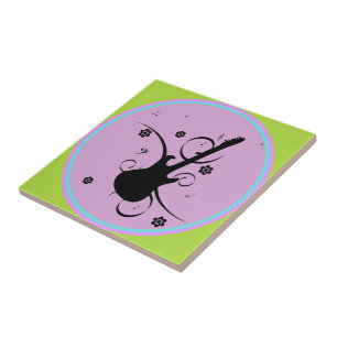 Gitarre Keramik Tile Fliese