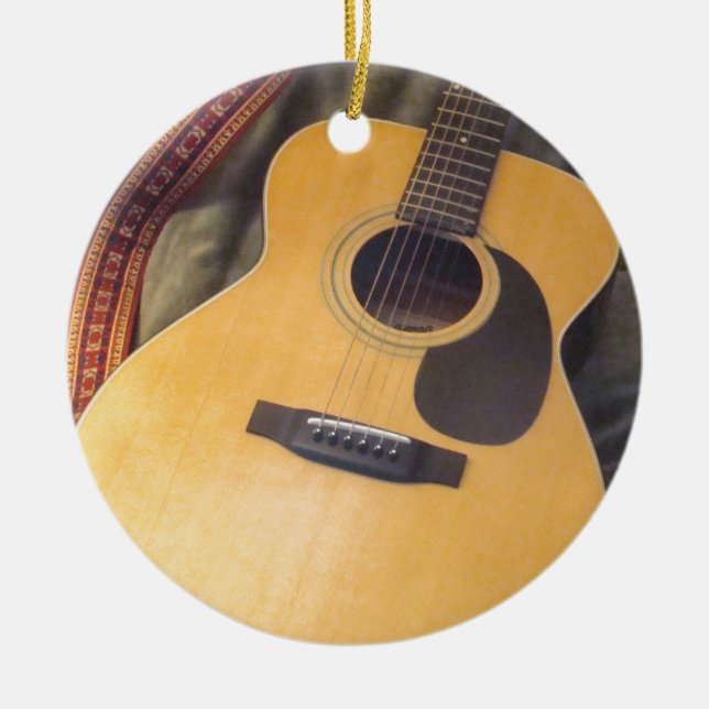 Gitarre Keramikornament (Vorne)