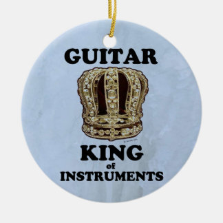 Gitarre King of Instruments Keramik Ornament